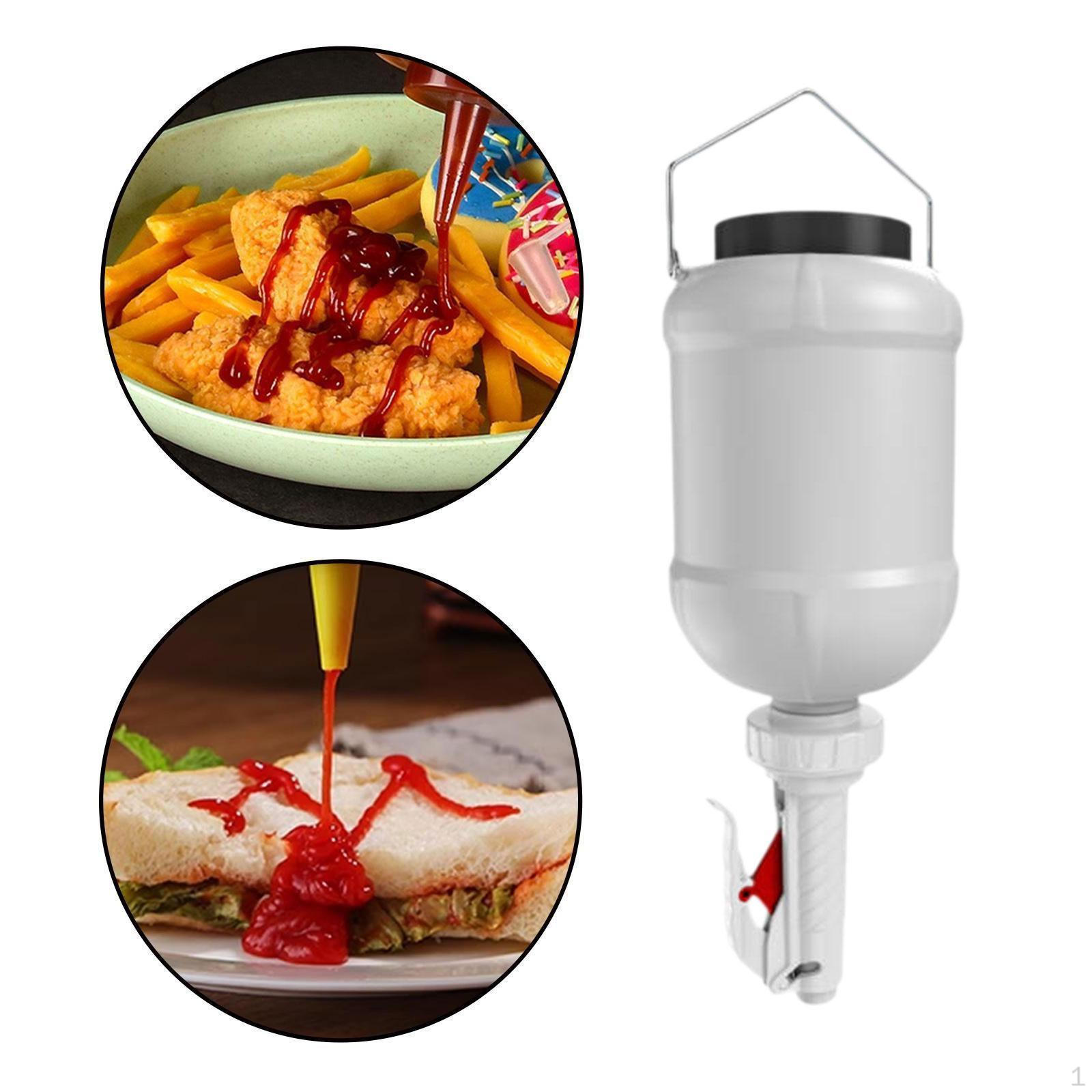 

Диспенсер для приправ объемом 3 л для горчицы и майонеза белый