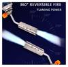 360° Reverse Adjustable Flame Butane Torch for Kitchen Cooking Barbecue And Welding - Versatile Propane Torch for Various Uses