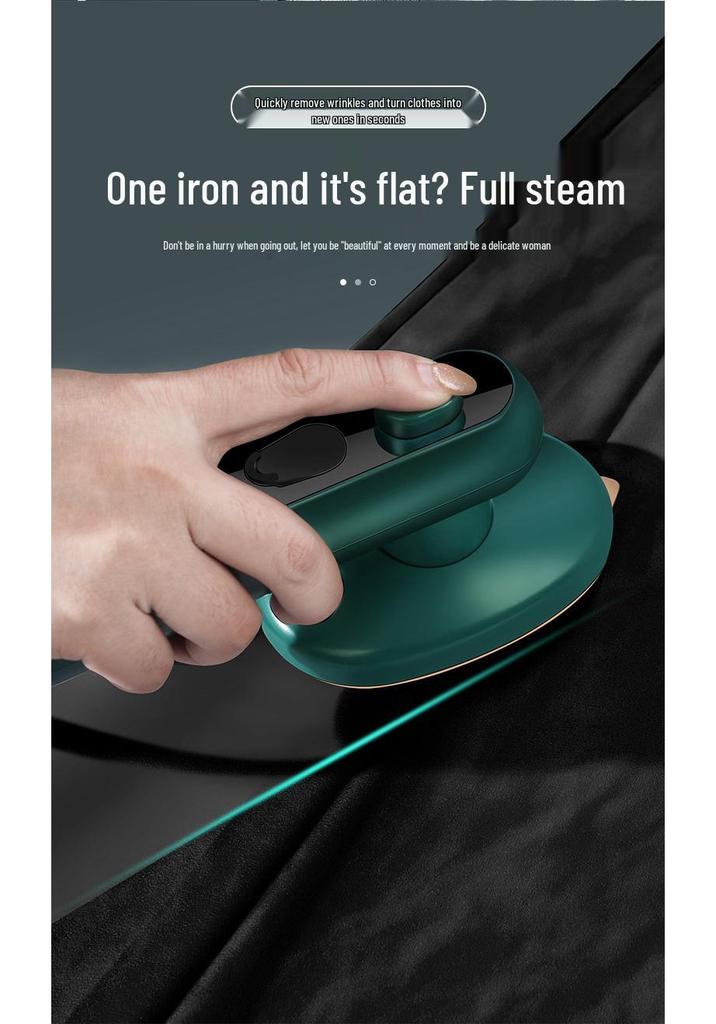 Compact Handheld Electric Garment Steamer for Clothes, Travel, and Dorm Use - Perfect for Perler Beads