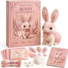 Pink Forest Friends DIY Patchwork Collection, All-Inclusive Sewing Kit to Make Cute Woodland Animals, Household Hobby Decor Gift