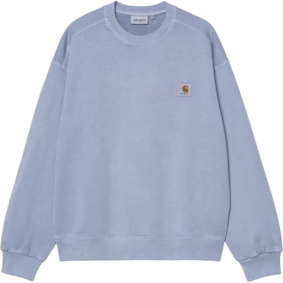 Carhartt WIP SS26 Nelson Sweatshirt Thick Loose Casual Long Sleeve Unisex Sweatshirt I029957-3HX-GD