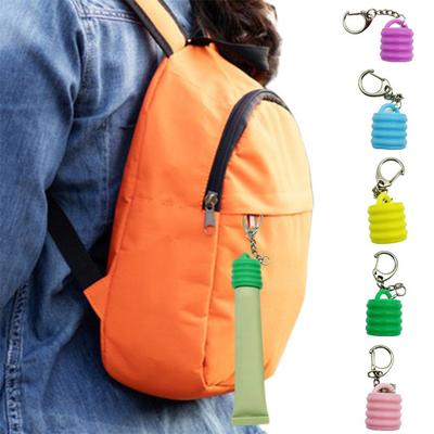 Keychain Lipstick Holder Durable Keychain Pocket Backpack Bag Decoration Keychain Attachment for Lipsticks
