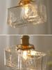 Japanese New Retro LED Glass Chandelier Hotel Bar Living Room Dining Room Study Bedroom Indoor Home Lighting E27