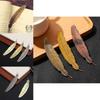Ethnic Retro Metal Feather Bookmark With Electroplated Finish For Diy Crafts And Student Gifts