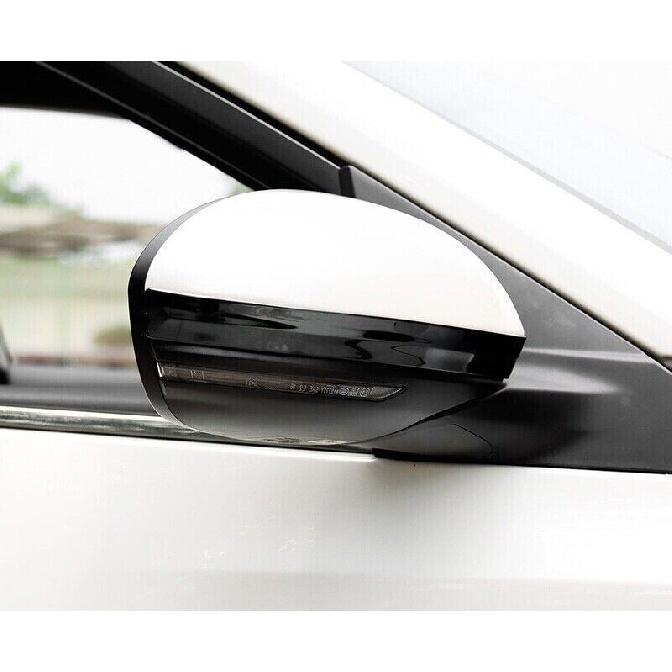 For Nissan Sentra 20-24 Black Titanium Rear View Mirror Strip Molding Cover Trim