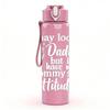 1PC Daily Prayer Quote 750ml Color Plastic Sports Water Bottle Leakproof Flip Straw Lid Suitable for Sports Office Home Use