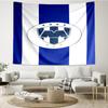1PC Monter-rey Football Crest Art Printed Tapestry Room Decoration Wall Hanging for Living Room Bedroom, Dormitory, Birthday and Christmas Gifts