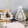 Candle Holder Mold Christmas Tree Shape Candle Accessories Molds Candle Bracket Mold for Making Candlestick Candle Base