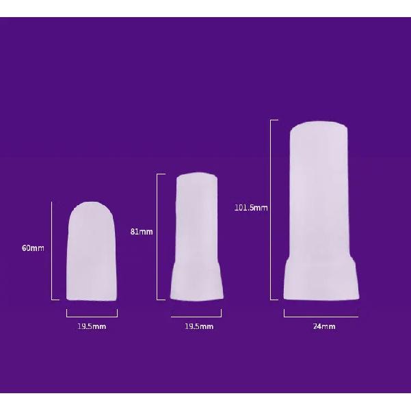 New S/M/L / Vacuum Cup Extender Silicone Penis Sleeves Clamping Kit for Penis Enlargement/ Extender/stretcher Replacement Rubber