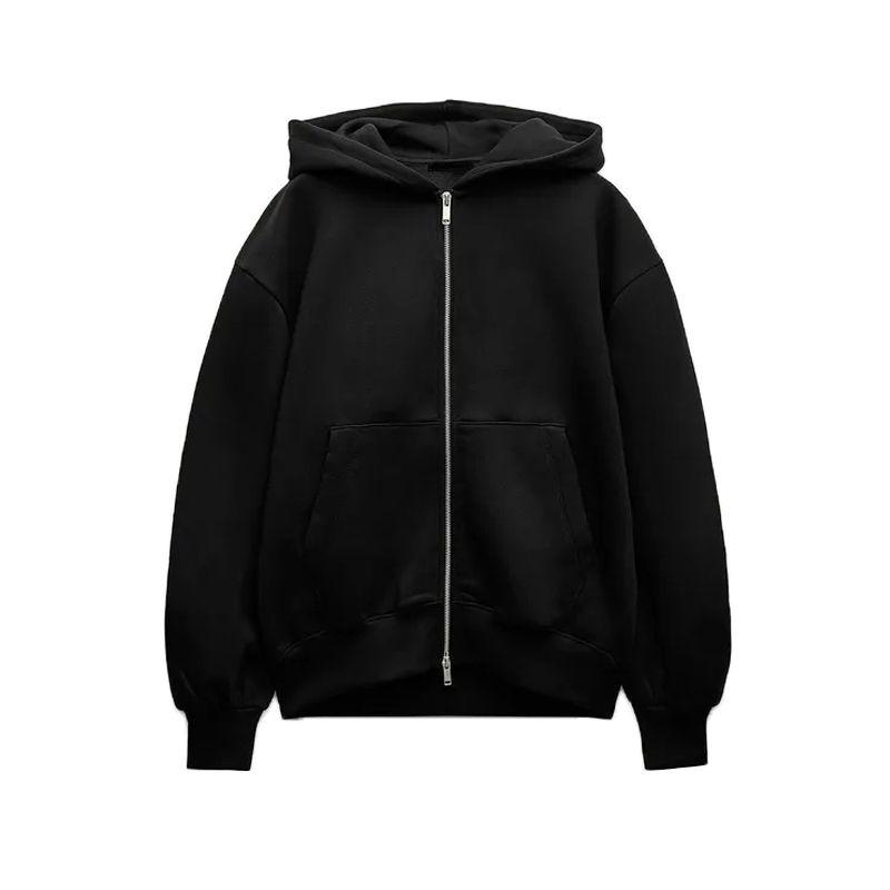 Spring New Arrival Women's Clothing High Waist Flannel Straight-Leg Pants 4174843 Zipper Ornament Loose Sweater 4174842