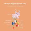 Hand Grip Plush Animals Bed Bell Dolls Cute Animal Design Baby Pull String Toys  Car Seat