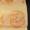 Used SO-835 Fukuro obi 6 pieces Pure silk Gold thread Phoenix flower round pattern Formal Luxury