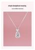 New Chinese Style S925 Sterling Silver Gourd Clavicle Necklace for Women - Trendy Niche Design