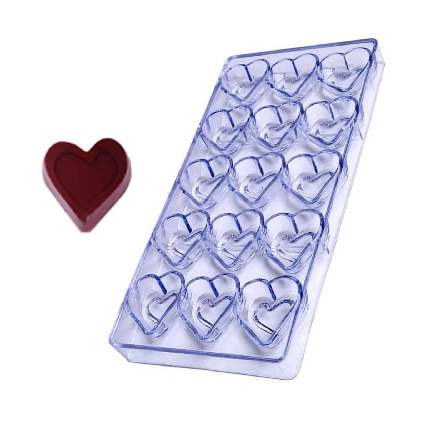 

Формы для шоколадных сердечек Формы для приготовления шоколада Формы для помадки Пластиковая текстура Поднос для шоколада Подходит для любителей десертов