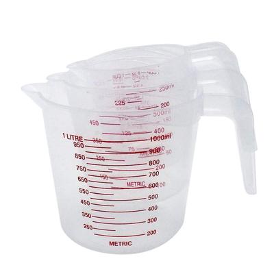 500ML Measuring Cup Easuring Cup Plastic Jug Plastic Tip Mouth Jug Pour Spout Transparent Handle For Baking Kitchen Tool