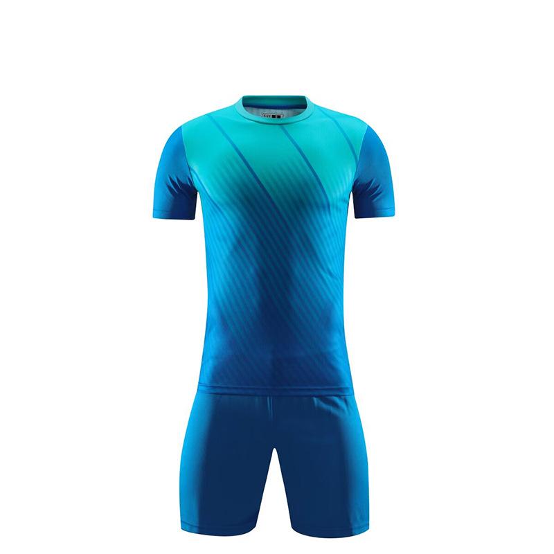 Jugendfußballmannschaftsuniformen - Bedruckte Nummern Kurzarm-Trikotset für Schülerwettkämpfe und Training