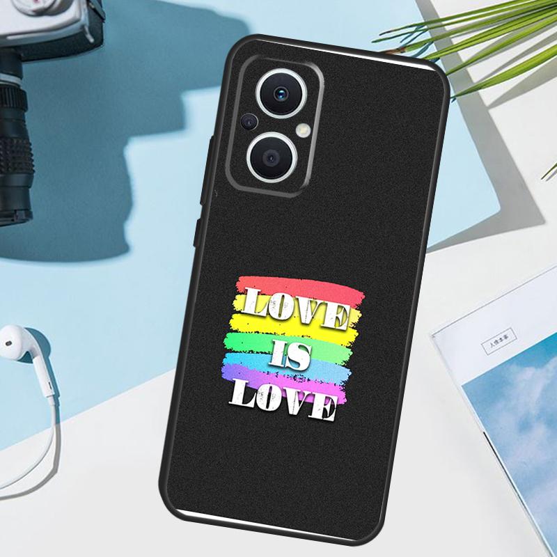 LGBT Pride Love Case For OPPO Reno 12F 12 13 11 F 8T 7 8 10 Pro OPPO Find X8 X6 Pro X3 X5 Lite Phone Cover