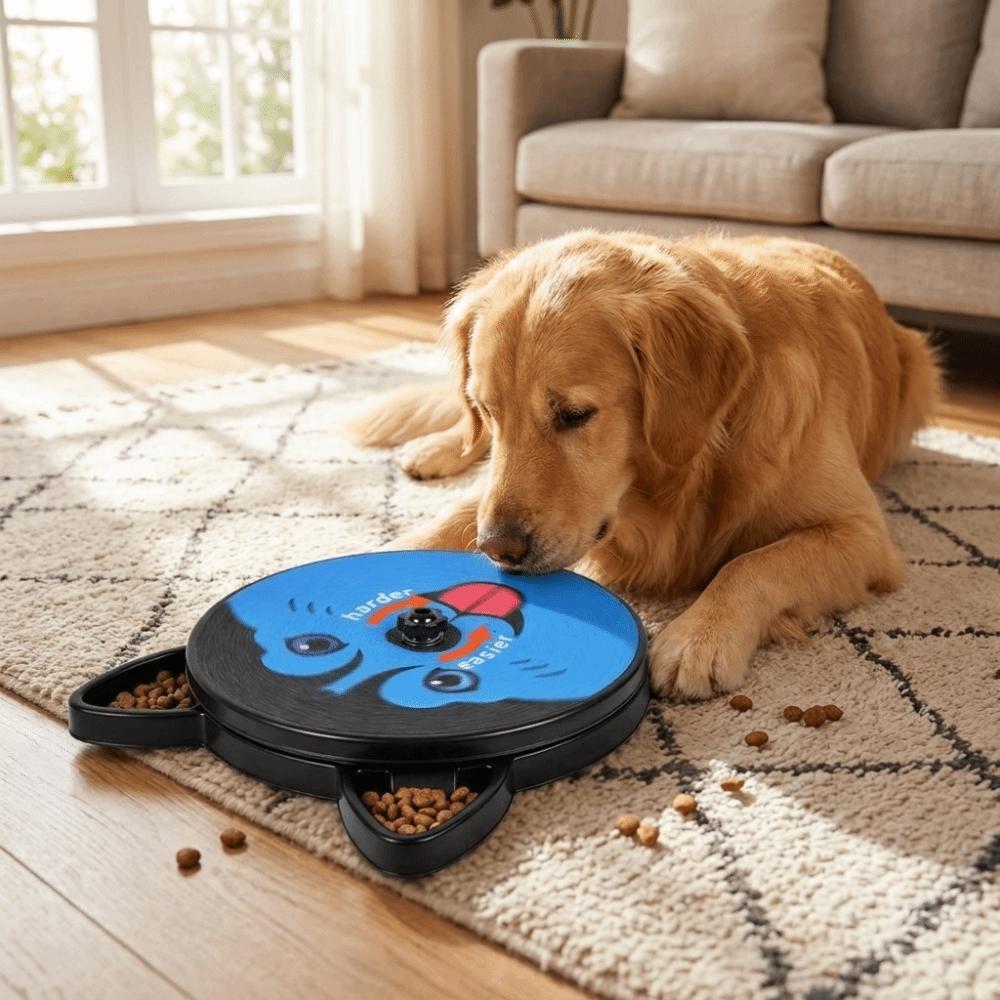 Non-Slip Pet Nail Scratch Board Wear-resistant Treats Compartment Pet Snack Dispenser Rotatable Cover Dog Nail Trimmer