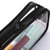 Kawaii Transparent Pencil Case Large Capacity Waterproof Pen Box for Girls Cosmetic Bag Stationery Office School Supplies