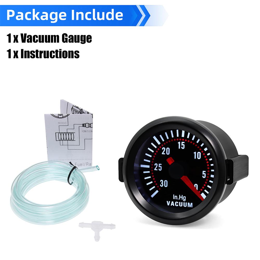 Universal 12V 2" 52MM Car Gauge Water Temp 40-120℃ Oil Temperature Boost PSI BAR Oil Pressure 0-100PSI Voltmeter Vacuum Gauge