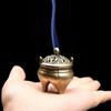 Horizontal Household Retro Antique Small Incense Burner Agarwood Three-legged Fingertip Stove Aromatherapy Micro Plate Burners
