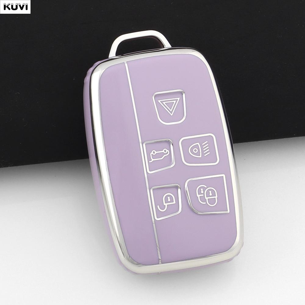 Soft TPU Car Key Case Cover Holder Fob For Land Rover Range Rover Evoque Sport Freelander Discovery Velar For Jaguar XE XF XJ