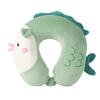 Cartoon U-Shaped Pillow Memory Foam Pillow Core Neck-Protecting Pillow for Airplane Car Travel Portable Office U-Shaped Pillow