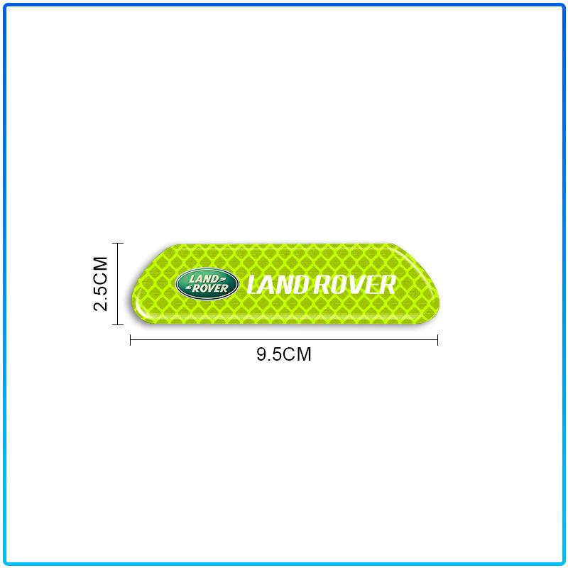 4PCS/set Car Reflective Safety Strip Stickers For Land Rover Freelander 2 L2 L319 L462 LF Range Sport Evoque L322 Discovery 2 3 4 5 Defender
