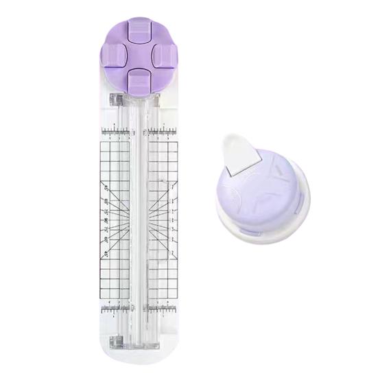 4-in-1 Portable Paper Cutters Manual Paper Trimmer Press-Type Cutting Machine Precision Paper Cutting Tools for Scrapbooking & DIY Project