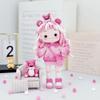 Handemade Knitting Amigurumi Girl Doll Crochet DIY Hook Yarn Materials Set Kit Crochet Pattern In English Girl Birthday Gifts