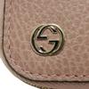 Used 9539 Double G Zip Around Wallet, 449347 CAO0G 5806 7940, Calfskin Zip Around Interlocking G, Soft Pink, Women's