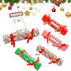 4 Pcs Candy Christmas Money Pull Pouch Surprise Pull Out Money Gift Holders for Cash DIY Christmas Party Money Box for Kids Adults