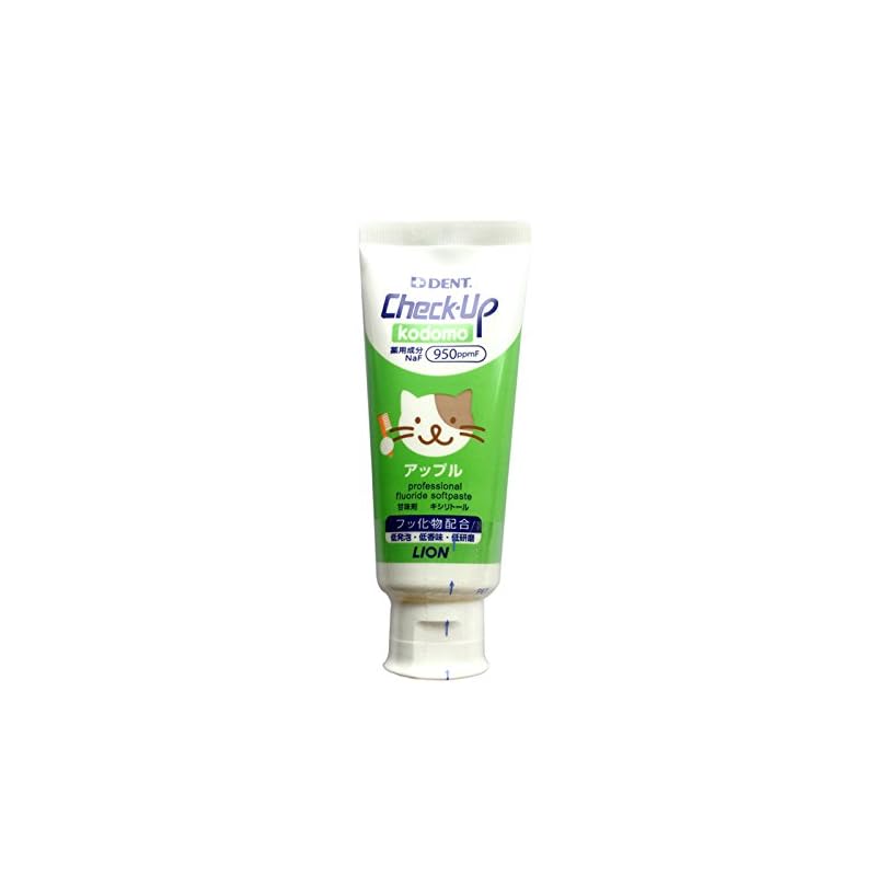 Lion Dental Materials Check-Up Kodomo 60g Apple