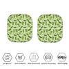 2Pcs Plants Pattern Sun Shades Reflective Windshield Covers Foldable UV Protection Vehicles Sun Visor for Cars SUVs