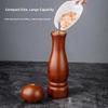 5/8 Inch Manual Pepper Grinder Wooden Salt and Pepper Mills Shaker with Ceramic Rotor Solid Wood Spices Grinder for Kitchen Home