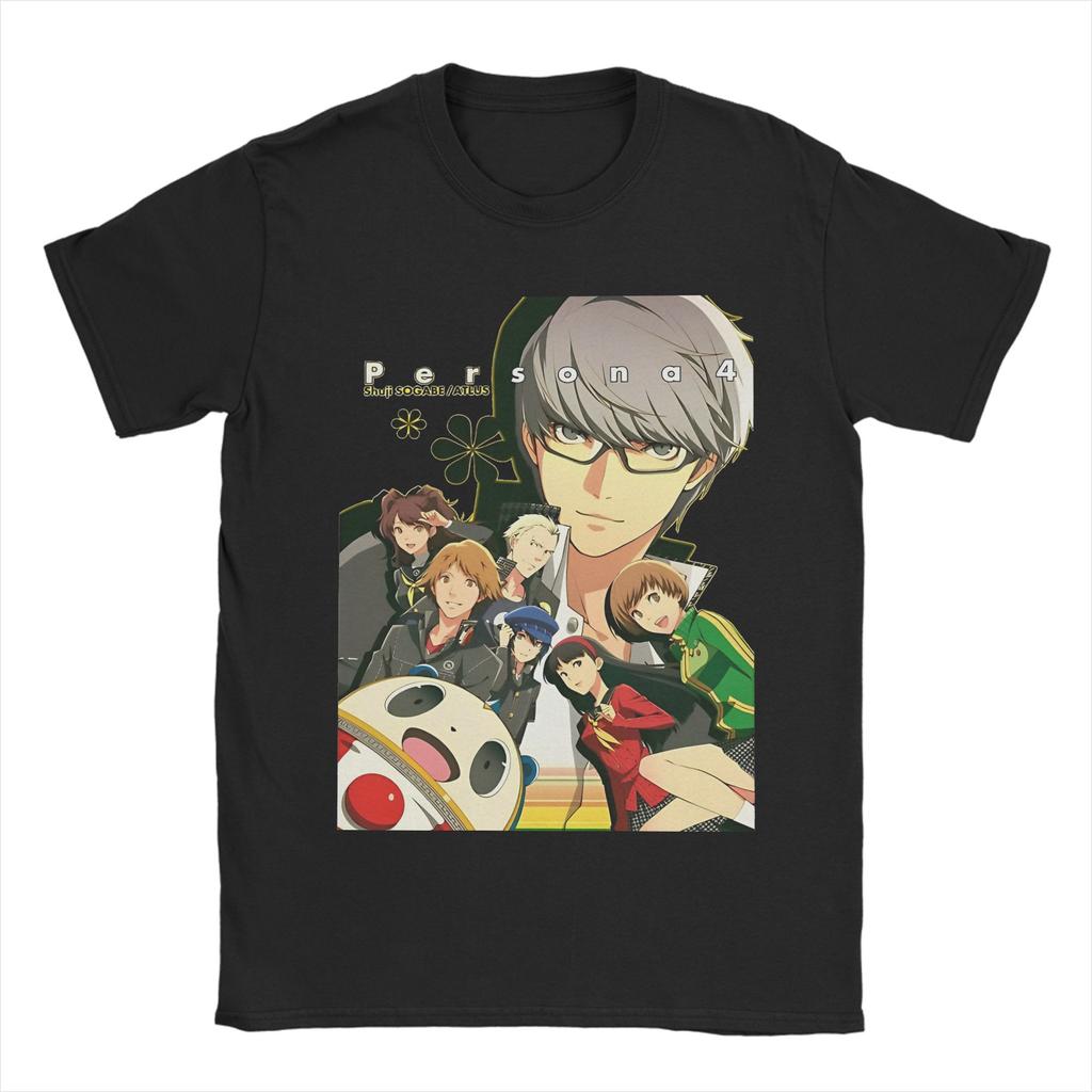 Aigis P3R TShirts for Unisex Women Personas 3 Anime Humor Cotton Tee Shirt Round Neck Short Sleeve T Shirt Plus Size Clothing