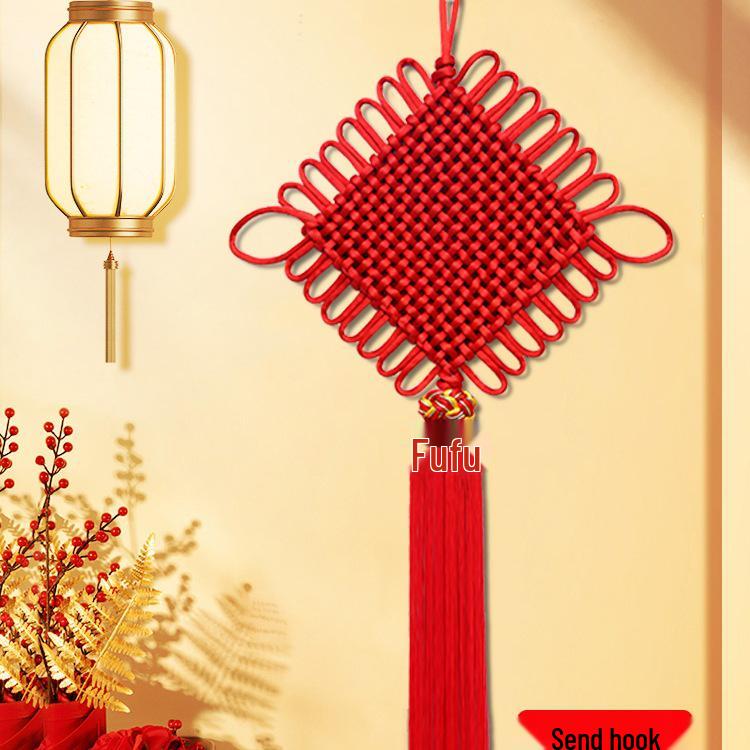 Chinese Knot Red Pendant - Spring Festival Living Room & Entrance Decoration
