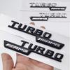 TURBO 4MATIC Plus Car Emblem Side Fender Badge Sticker Logo For Mercedes Benz AMG X247 C117 W117 GLE53 GLA45 A45 A35 CLA35 CLA45