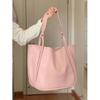 Large-capacity Tote Bag Spring and Autumn New 2023 New Commuter Bag Macaron Color College Student Class Shoulder Bag Women