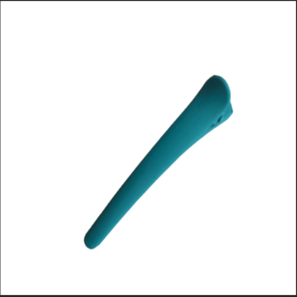 

Милые зажимы для макияжа, простой зажим для секционирования, корейская акриловая заколка для волос для женщин Peacock blue