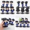 Cute Detective Conan Q Version Figures Set Of 6 Desk Display Cake Topper Home Decoration