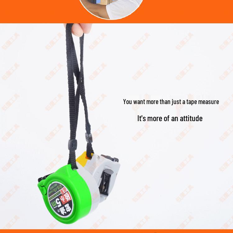 Hongdi Waterproof Nylon Tape Measure, 5m/7.5m, Precision Ruler for Home & Woodworking, Compact & Durable