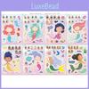 Cute Mermaid Cartoon Parent-child Interactive Puzzle Diy Face Sticker