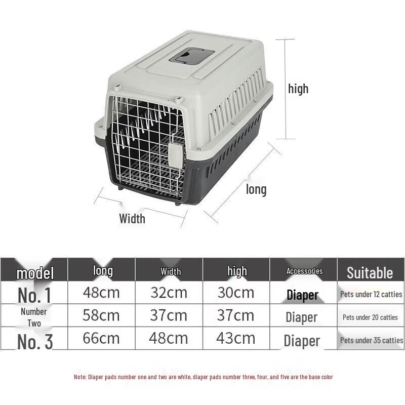 Portable Pet Travel Carrier Crate for Air and Car Transport