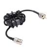 Shortwave Choke Ring 1.8 30MHz 600W 1:1 Current Balun Short Wave Choke Coil with M Male To M Female Connector