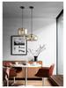 Nordic Industrial Glass Pendant Light for Cafe/Bar