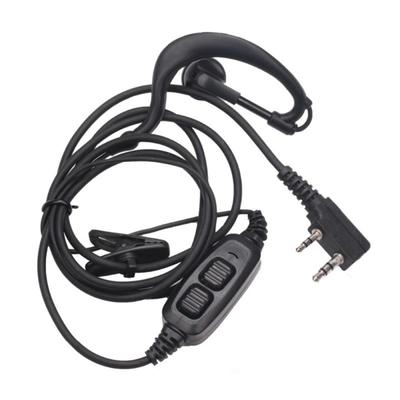2 Pin Plug Walkies Talkies Headsets Adapter Double Push To Talk Headset for 82 Series 82 82HP Two Way Radio