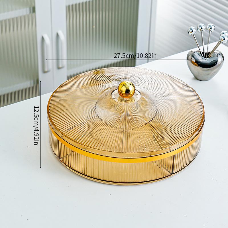 Nordic Luxury Dried Fruit & Snack Candy Box for Home Coffee Table