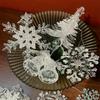 2025 Acrylic Snowflake Christmas Tree Bells Pendant  Star Room Home Decoration Christmas Navidad Ornaments Christmas Supplies