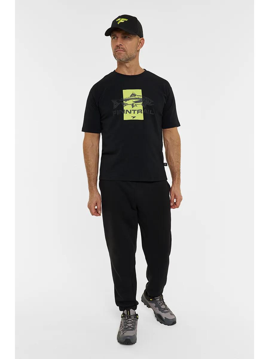 Branded T-shirt with FISH print 4XL